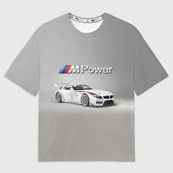 Мужская футболка оверсайз BMW Z4 GT3 - Motorsport - racing team