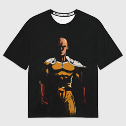 Футболка оверсайз мужская One Punch-Man - человек-кулак, цвет: 3D-принт