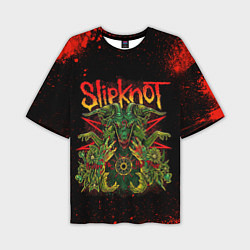 Мужская футболка оверсайз Slipknot satan