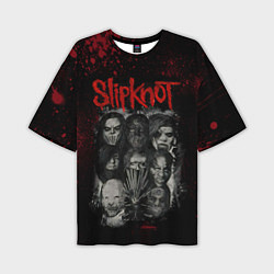 Мужская футболка оверсайз Slipknot dark