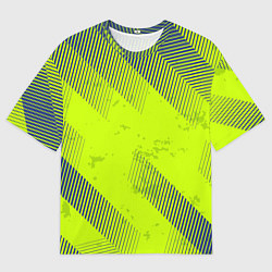 Мужская футболка оверсайз Green sport style