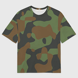 Мужская футболка оверсайз Камуфляж ВСР-93 крупный
