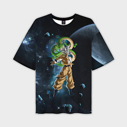 Мужская футболка оверсайз Dragon Ball - Space - Son Goku