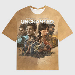 Мужская футболка оверсайз Uncharted: Legacy of Thieves Collection