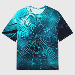 Футболка оверсайз мужская Halloween паутина, цвет: 3D-принт