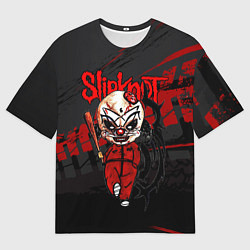 Футболка оверсайз мужская Slipknot bloody, цвет: 3D-принт