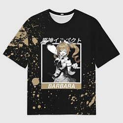 Мужская футболка оверсайз Genshin Impact: Barbara