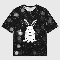 Мужская футболка оверсайз Год кролика 2023