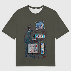 Футболка оверсайз мужская Виви Песнь флюоритового глаза, цвет: 3D-принт