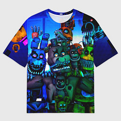 Мужская футболка оверсайз Five Nights at Freddys 4