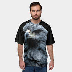 Футболка оверсайз мужская Oрёл, цвет: 3D-принт — фото 2