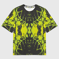 Мужская футболка оверсайз Расплывчатый узор