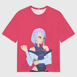 Футболка оверсайз мужская Lucy: Cyberpunk, цвет: 3D-принт