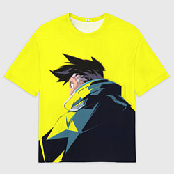 Футболка оверсайз мужская Дэвид Мартинес - эджраннер, цвет: 3D-принт