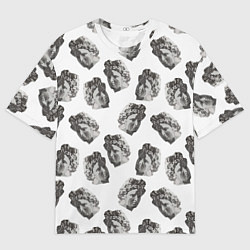 Футболка оверсайз мужская Аполлон - паттерн, цвет: 3D-принт