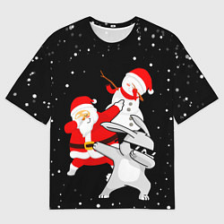 Мужская футболка оверсайз Герои нового года дэбуют