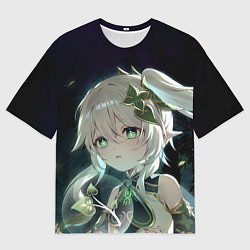 Футболка оверсайз мужская Нахида Genshin Impact, цвет: 3D-принт