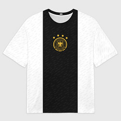 Футболка оверсайз мужская Сборная Германии форма, цвет: 3D-принт