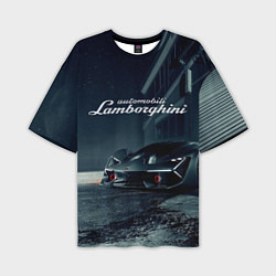 Мужская футболка оверсайз Lamborghini - power - Italy