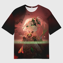 Футболка оверсайз мужская Нахида из Genshin Impact, цвет: 3D-принт