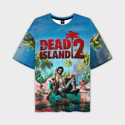 Мужская футболка оверсайз Dead island two