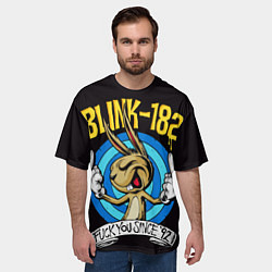Футболка оверсайз мужская Blink - fuck you since, цвет: 3D-принт — фото 2