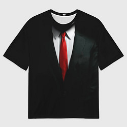 Футболка оверсайз мужская Hitman, цвет: 3D-принт