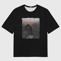 Мужская футболка оверсайз Мрачный дом