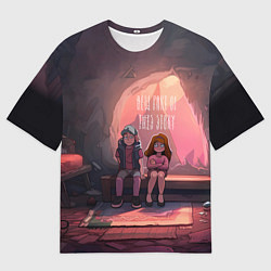 Футболка оверсайз мужская Диппер и Мейбл - New part of this story, цвет: 3D-принт