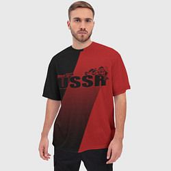 Футболка оверсайз мужская USSR team, цвет: 3D-принт — фото 2