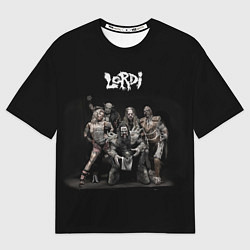 Футболка оверсайз мужская Lordi band, цвет: 3D-принт
