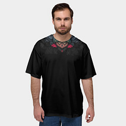 Футболка оверсайз мужская Узор мандала, цвет: 3D-принт — фото 2