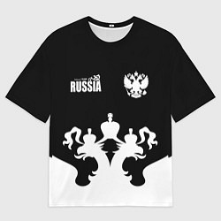 Мужская футболка оверсайз Russia national team