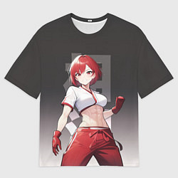 Мужская футболка оверсайз Томо чан