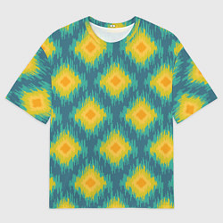 Футболка оверсайз мужская Этника узор, цвет: 3D-принт