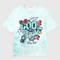 Футболка оверсайз мужская Игровая-спортивная периферия, цвет: 3D-принт