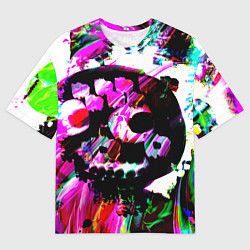 Мужская футболка оверсайз Парень в Черной маске