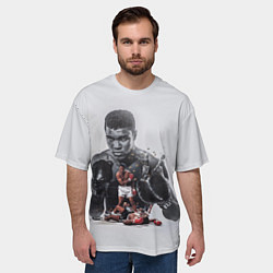 Футболка оверсайз мужская The greatest - Muhammad Ali, цвет: 3D-принт — фото 2
