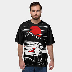 Футболка оверсайз мужская Nissan 370Z, цвет: 3D-принт — фото 2