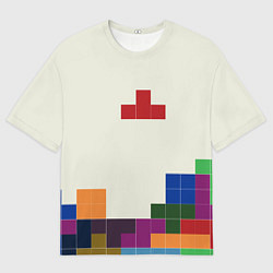 Мужская футболка оверсайз Поиграем в Тетрис