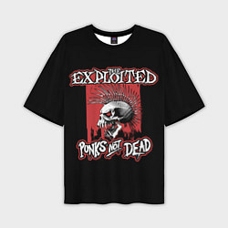 Мужская футболка оверсайз Exploited - punks not dead