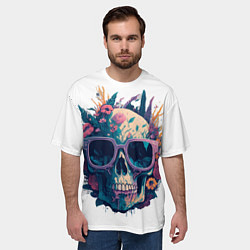 Футболка оверсайз мужская Загар до утра, цвет: 3D-принт — фото 2