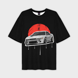 Мужская футболка оверсайз Nissan Silvia S14 - Japan style