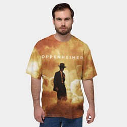 Футболка оверсайз мужская Оппенгеймер, цвет: 3D-принт — фото 2