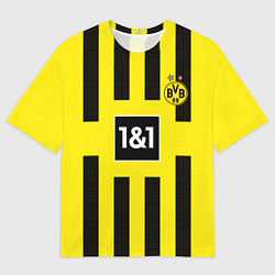 Мужская футболка оверсайз Марко Ройс Боруссия Дортмунд форма 2223 домашняя