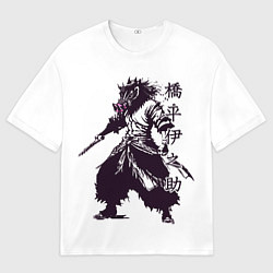 Футболка оверсайз мужская Inosuke in dark colors, цвет: 3D-принт