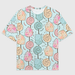 Футболка оверсайз мужская Сладкий день, цвет: 3D-принт