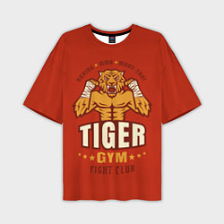Мужская футболка оверсайз Tiger - боец