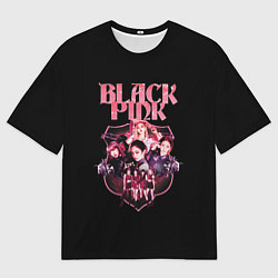 Мужская футболка оверсайз Blackpink k-pop, Блэкпинк