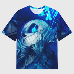 Футболка оверсайз мужская Undertale game sans, цвет: 3D-принт